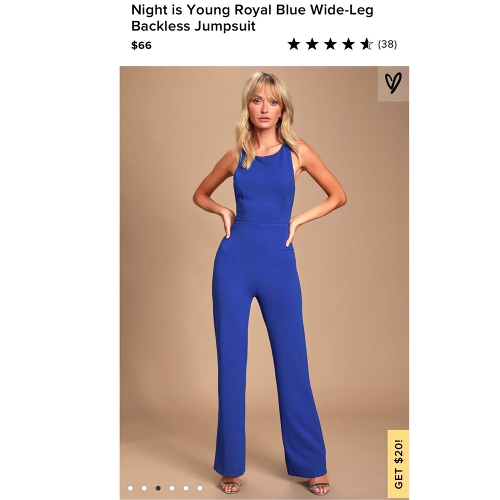 Lulus Blue Jumpsuit